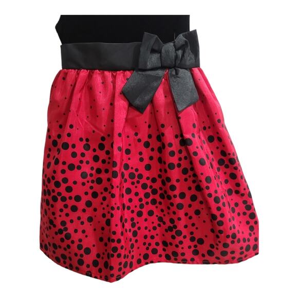 Red and Black Girls Formal Dress - Picture 3 of 6